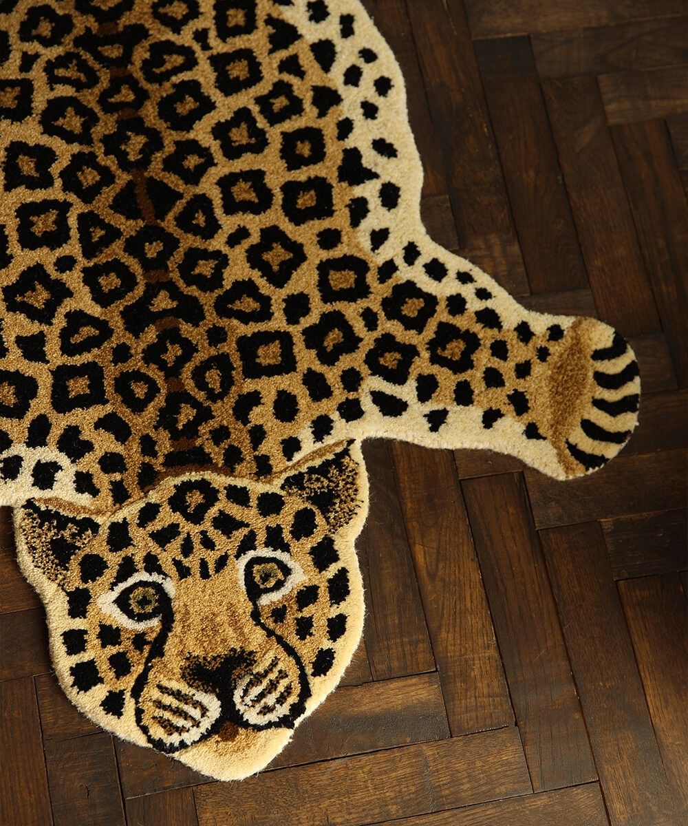 LOONY LEOPARD RUG LARGE
